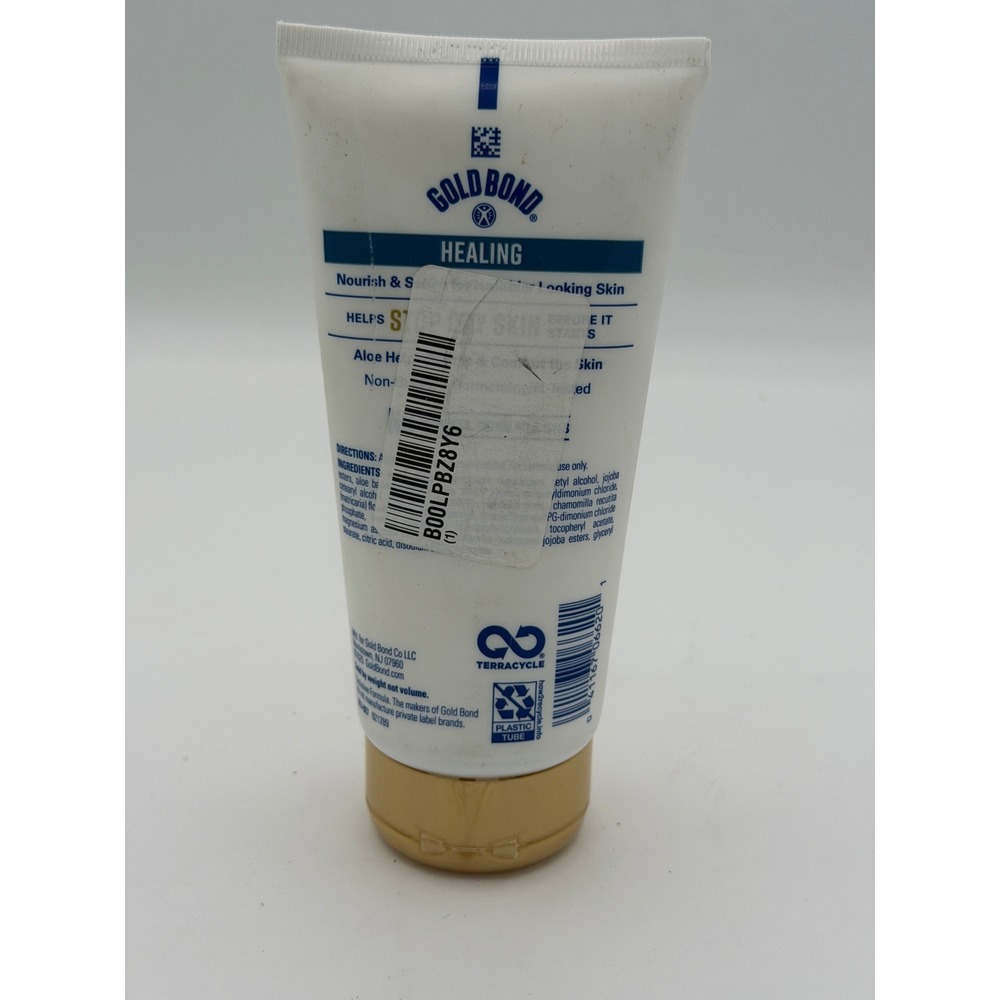 Gold Bond Healing Hydrating Cream Aloe 7 Moisturizers 3 Vitamins 5.5 oz Tube